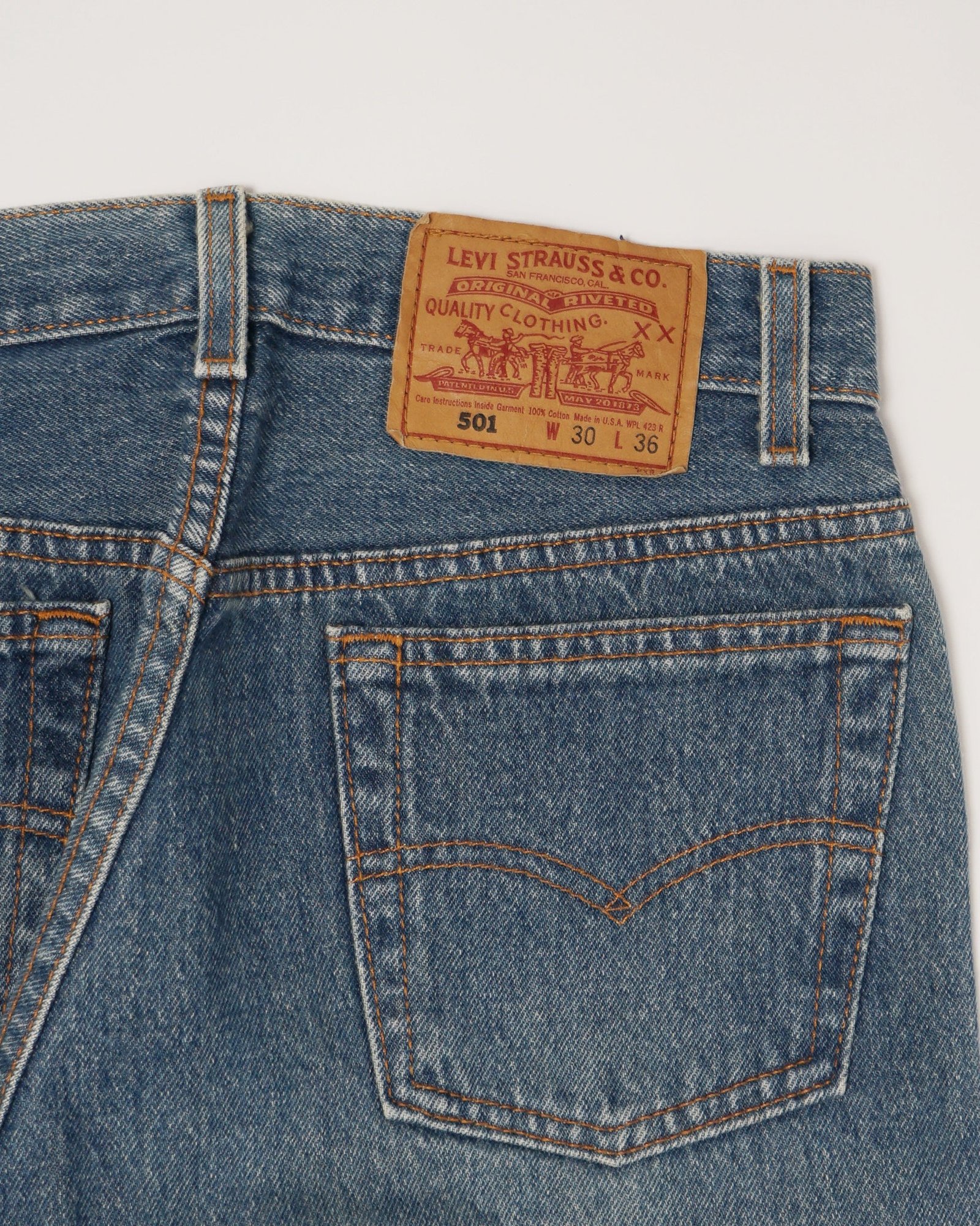 501 Straight Fit Denim Pants / size: 28