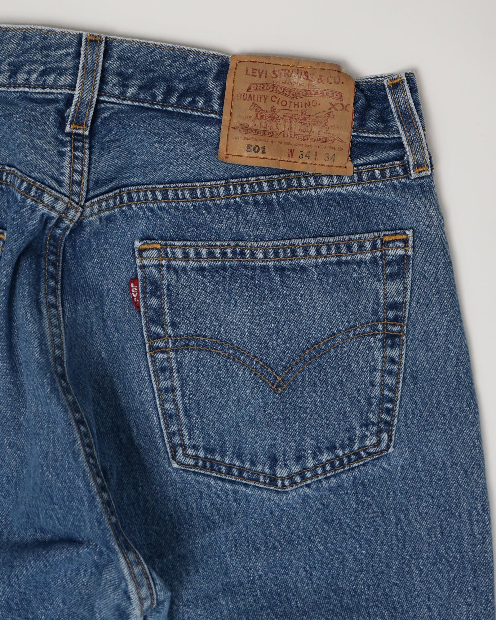 501 Straight Fit Denim Pants / size: 32