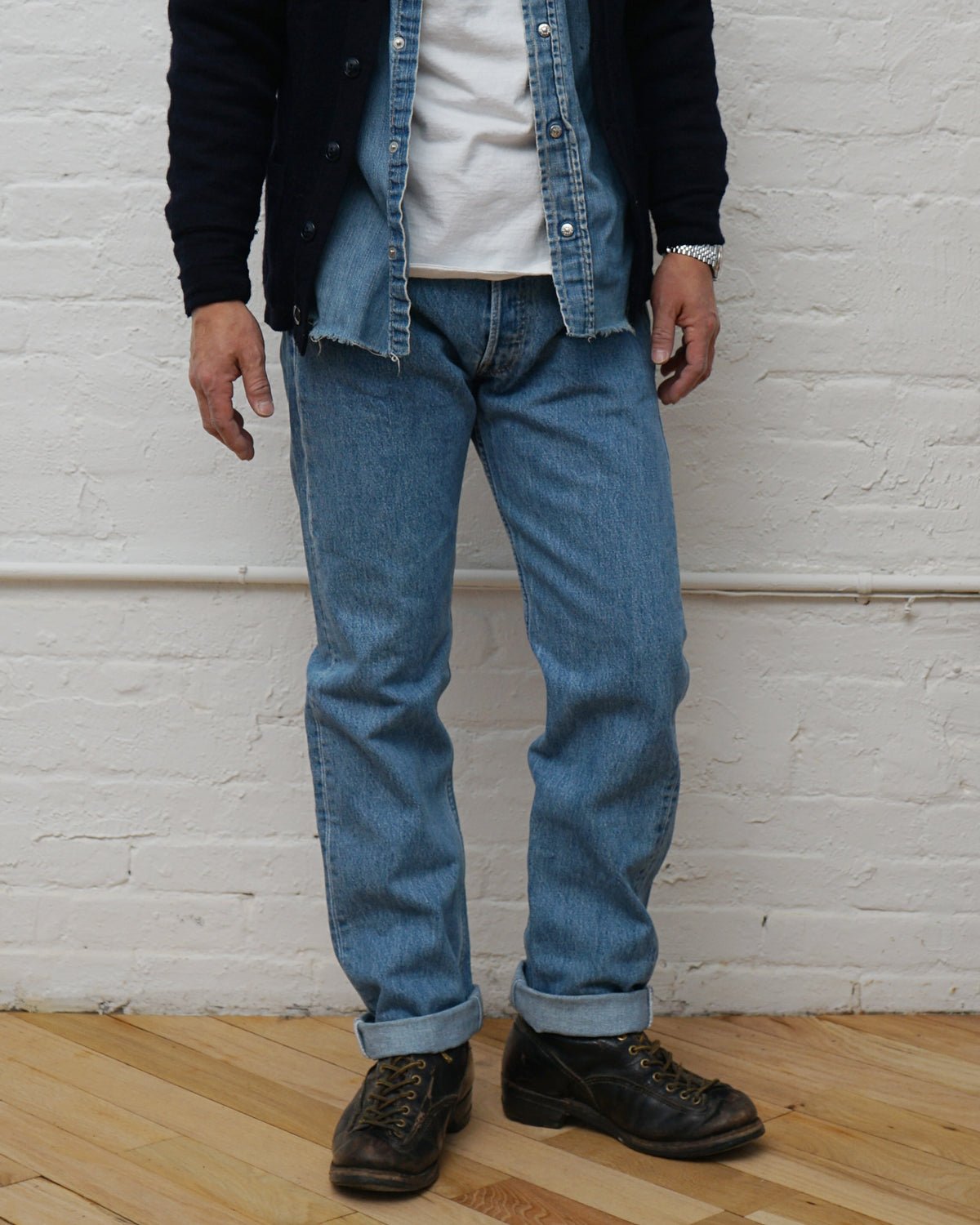 501 Straight Fit Denim Pants / size: 32