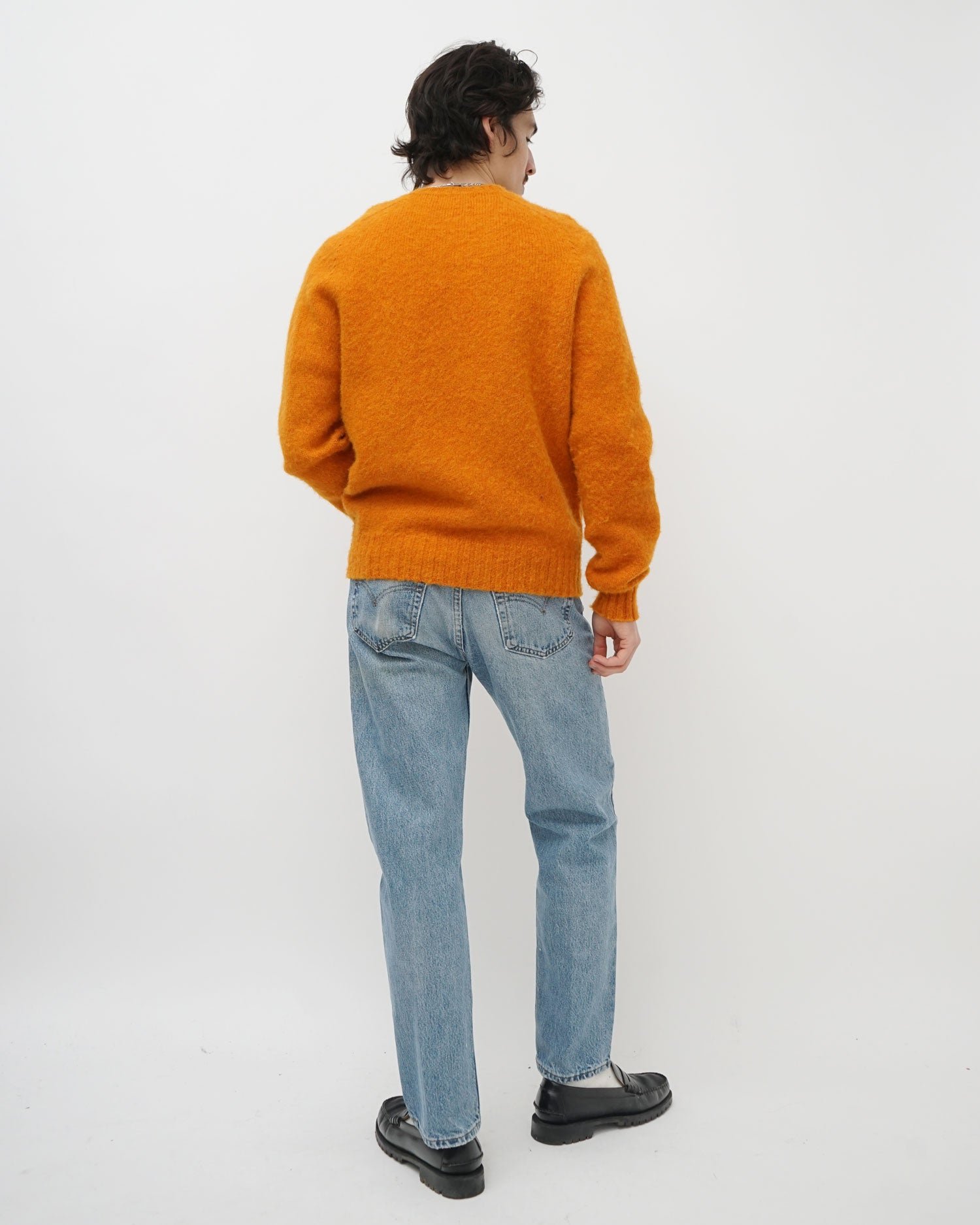 FGS Originals - Brushed Shetland Sweater Crew Neck / Orange