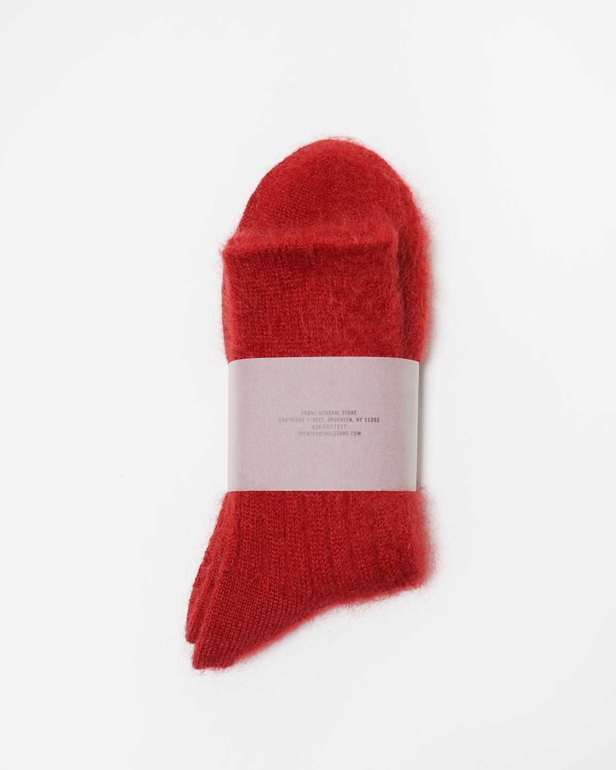 Mohair Socks / Red