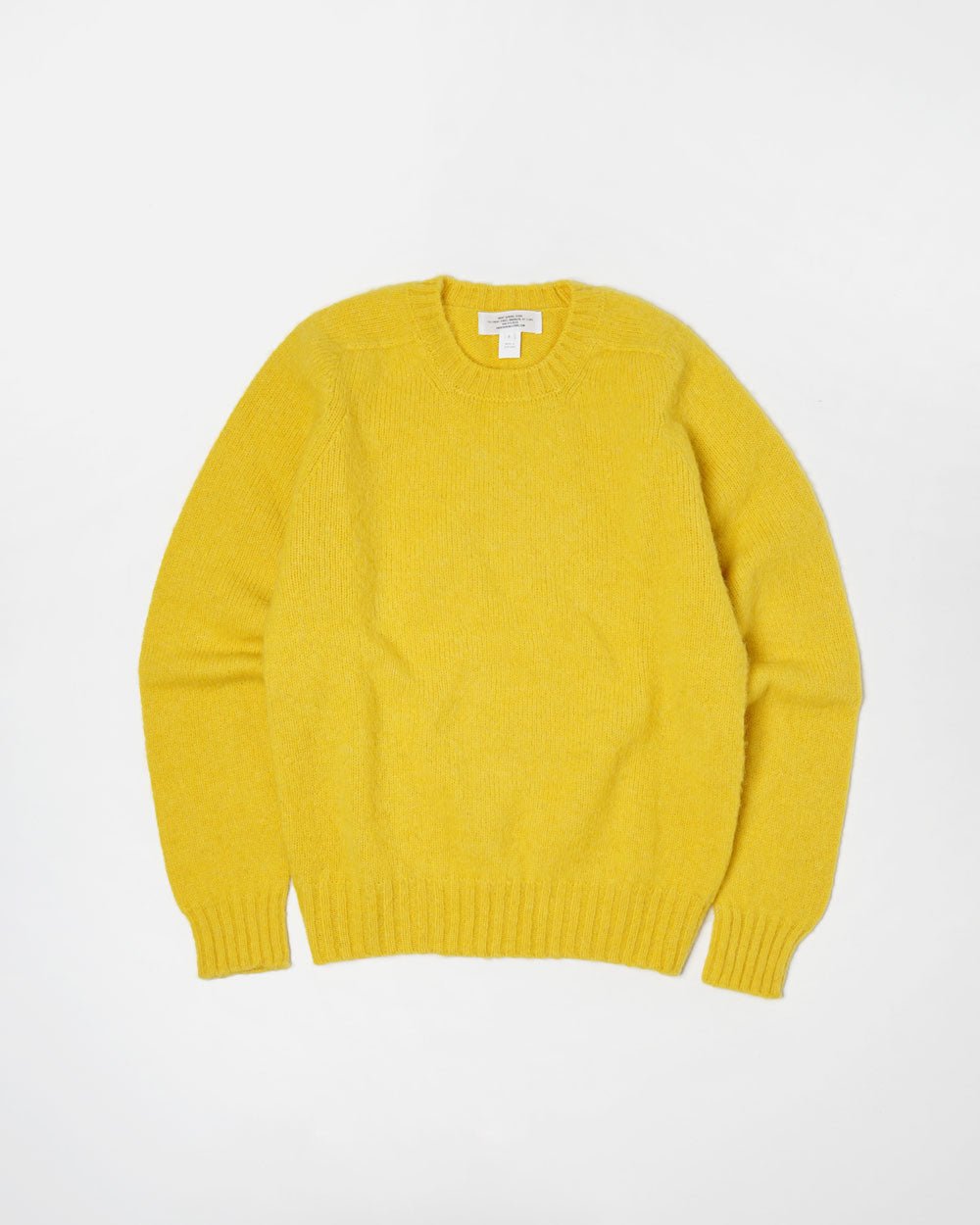 FGS Originals - Brushed Shetland Sweater Crew Neck / Yellow