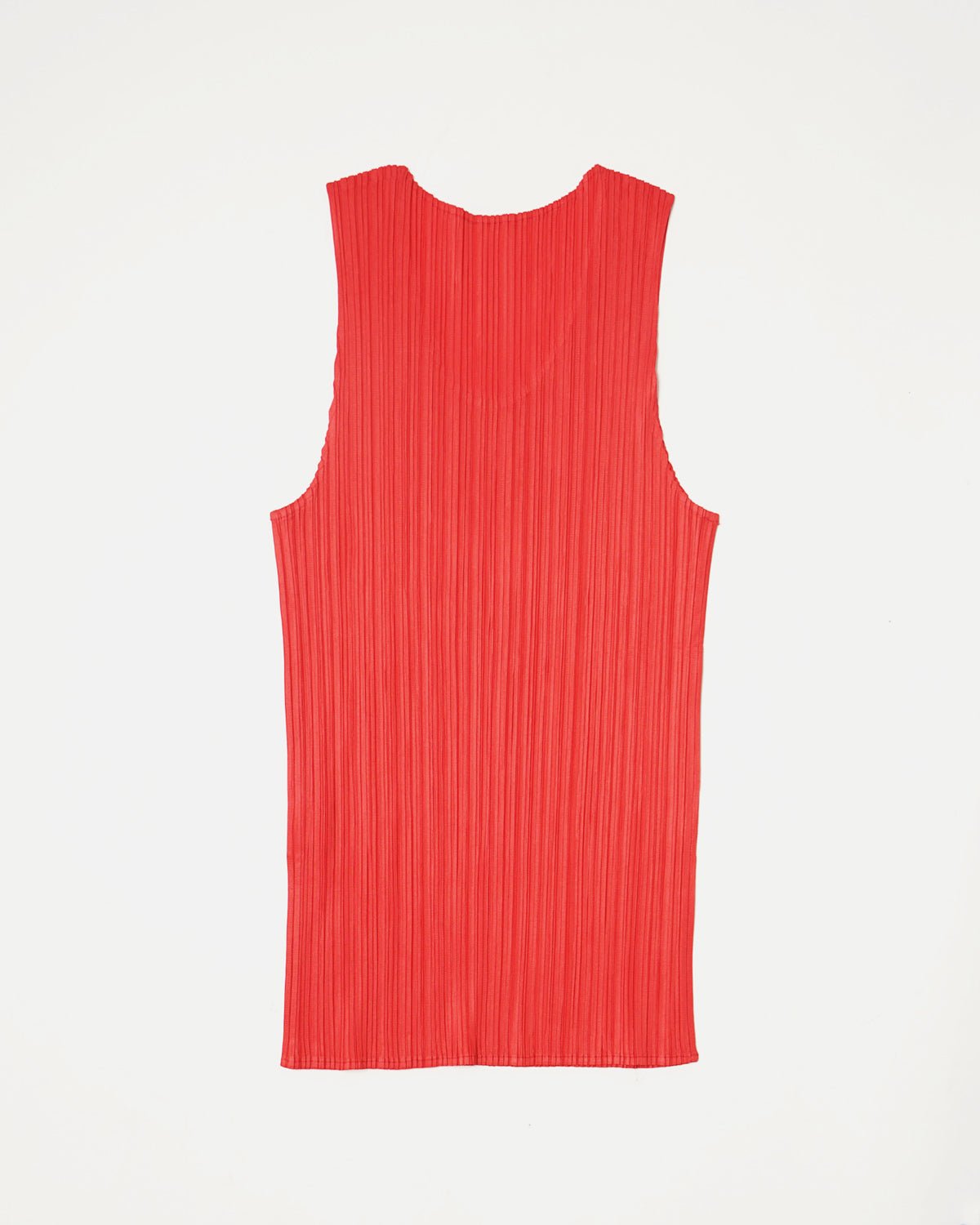 Pleats Please Red Tank Top