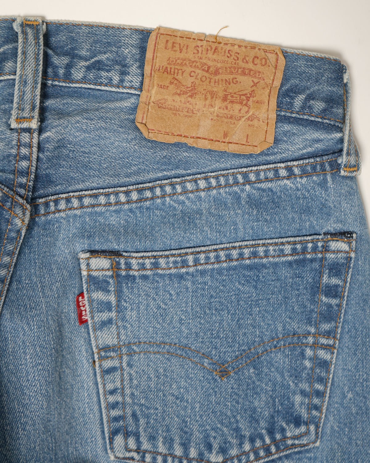 1980's 501 Redline Straight Fit Denim Pants / size: 29