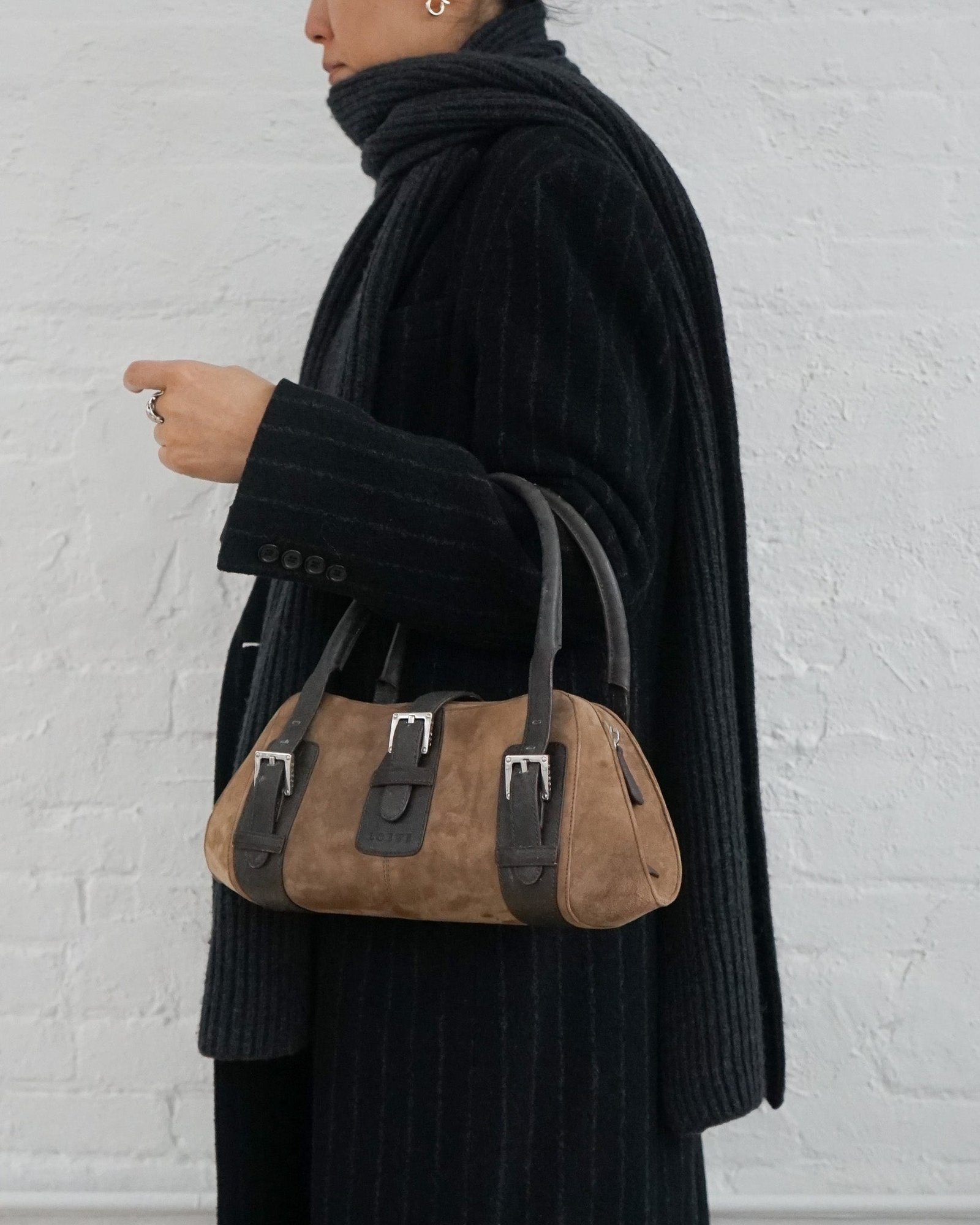 Suede Hand Bag