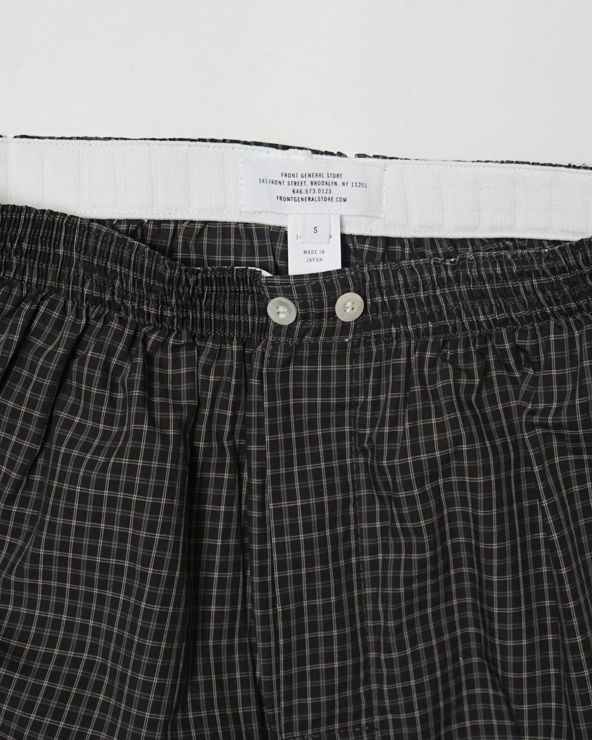 FGS Originals - Boxer Shorts / Black Plaid